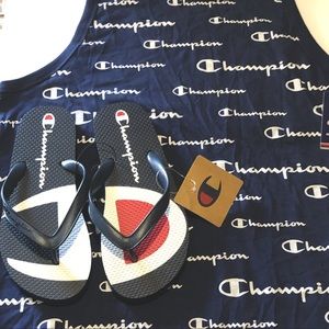 Navy Blue Champion Muscle Dress
